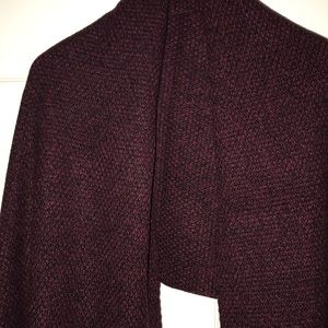 BARNEYS NEW YORK SCARF WRAP TEXTURED WEAVE